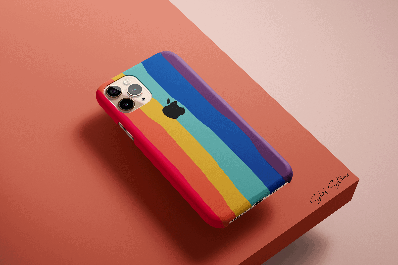 Rainbow Phone Case - Red