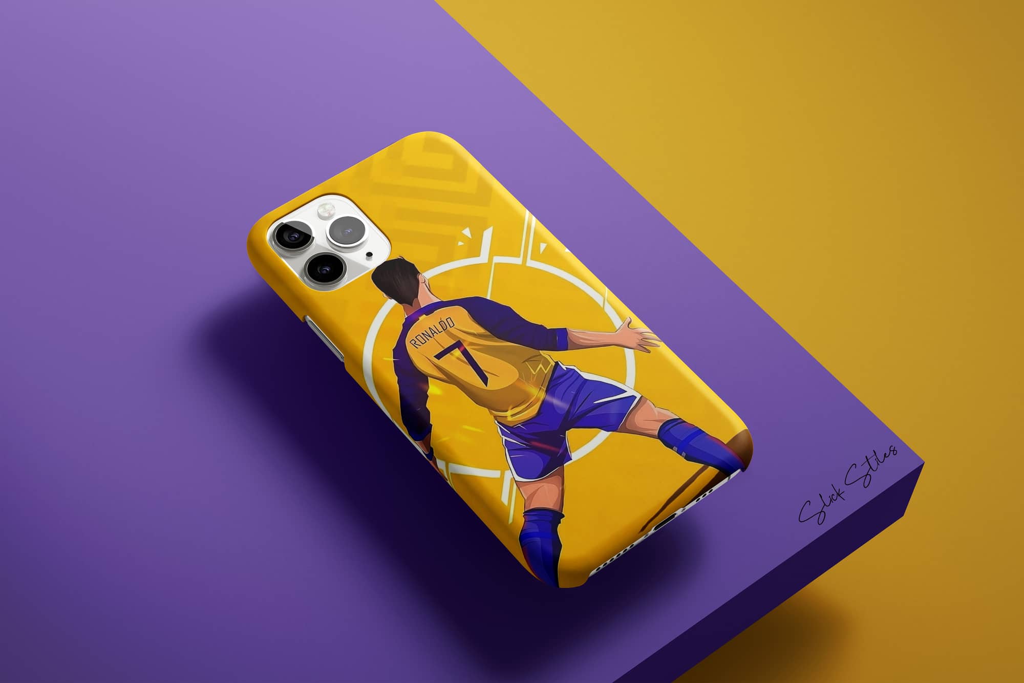 Suuuu, Ronaldo, designer iPhone Case by Saaddesignes