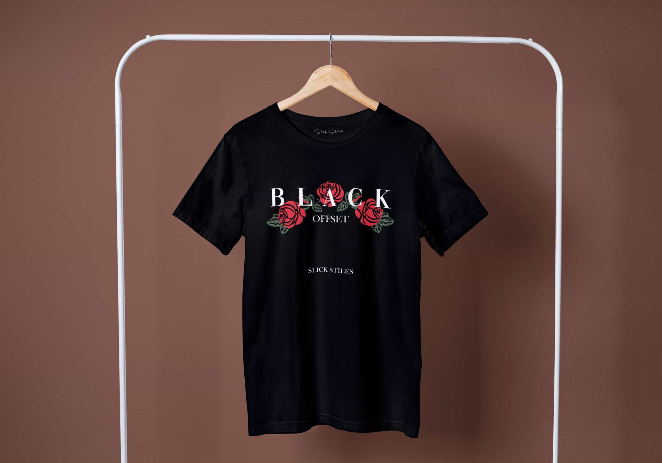 Black OFFSET T-Shirt
