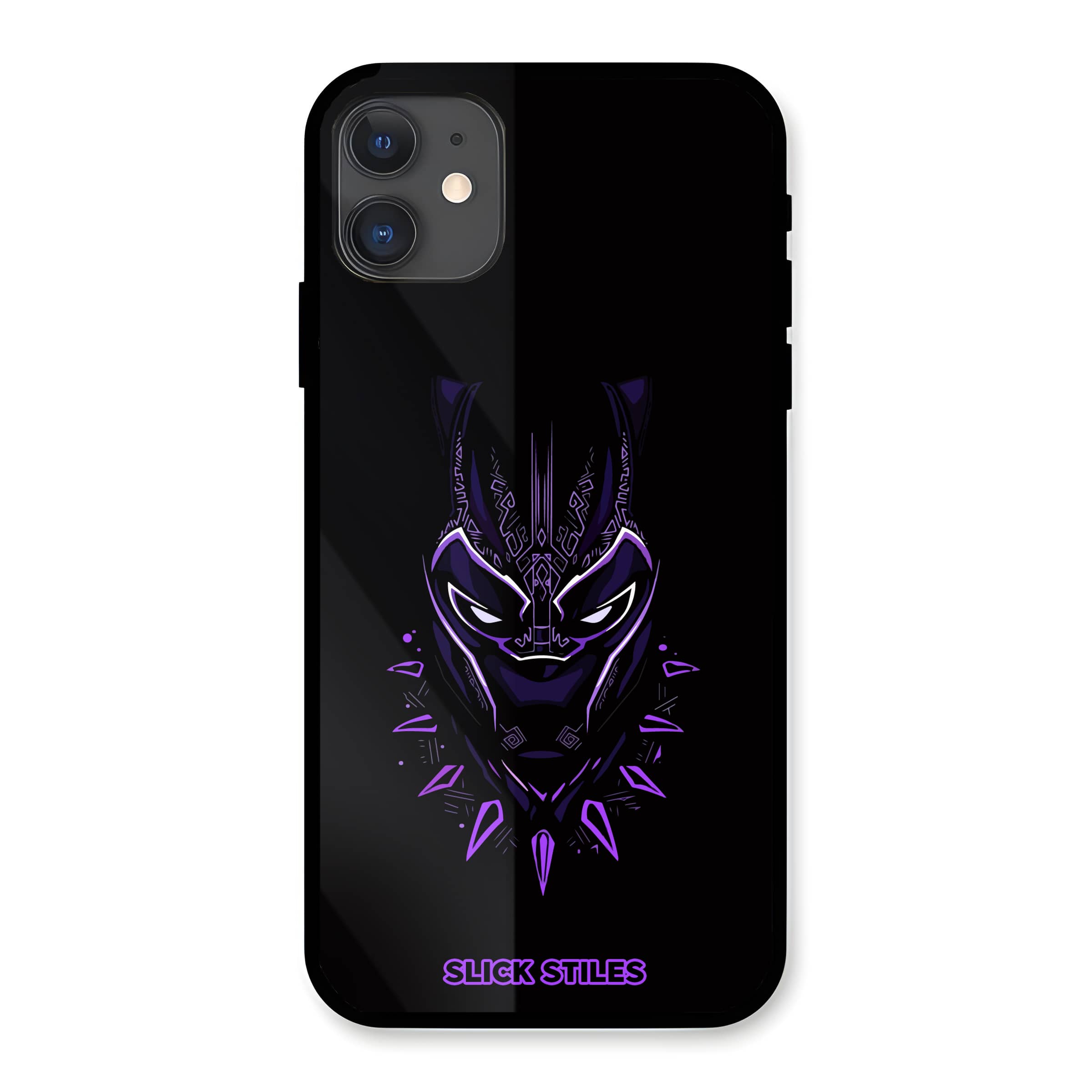 Black Panther Purple Glass Case