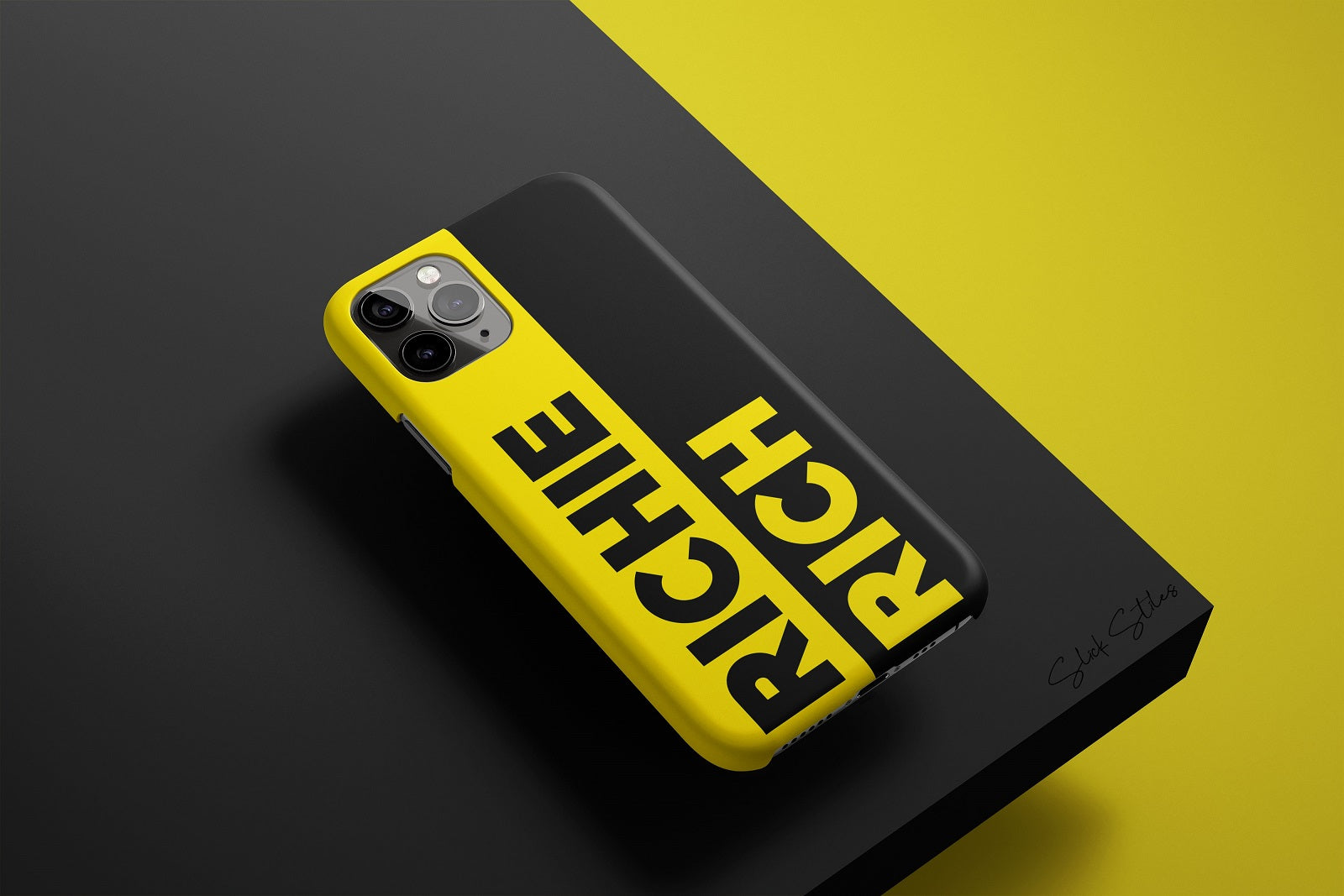 Black n Yellow Name Case