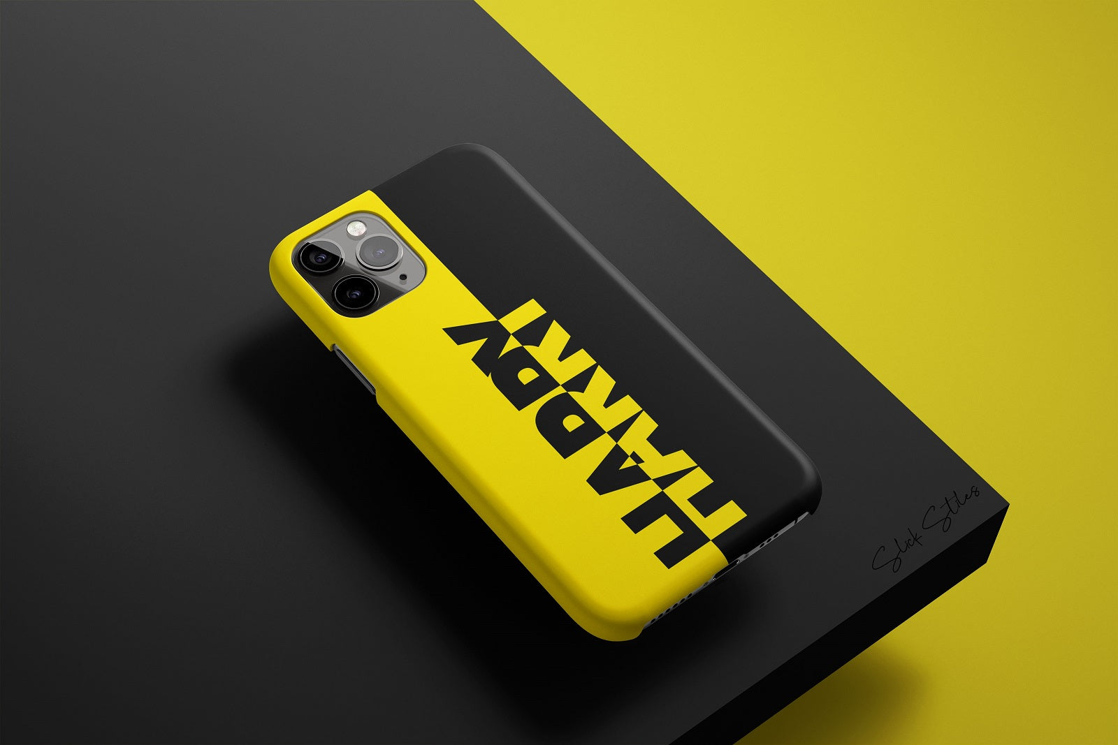 Black n Yellow Name Case