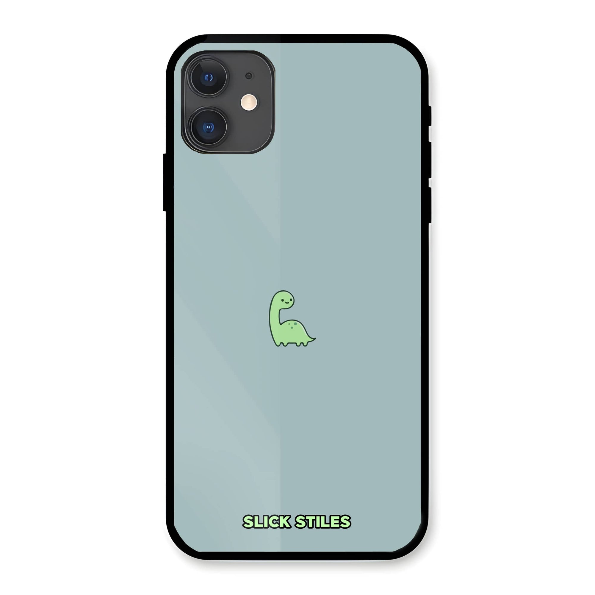 Dino Green Glass Case