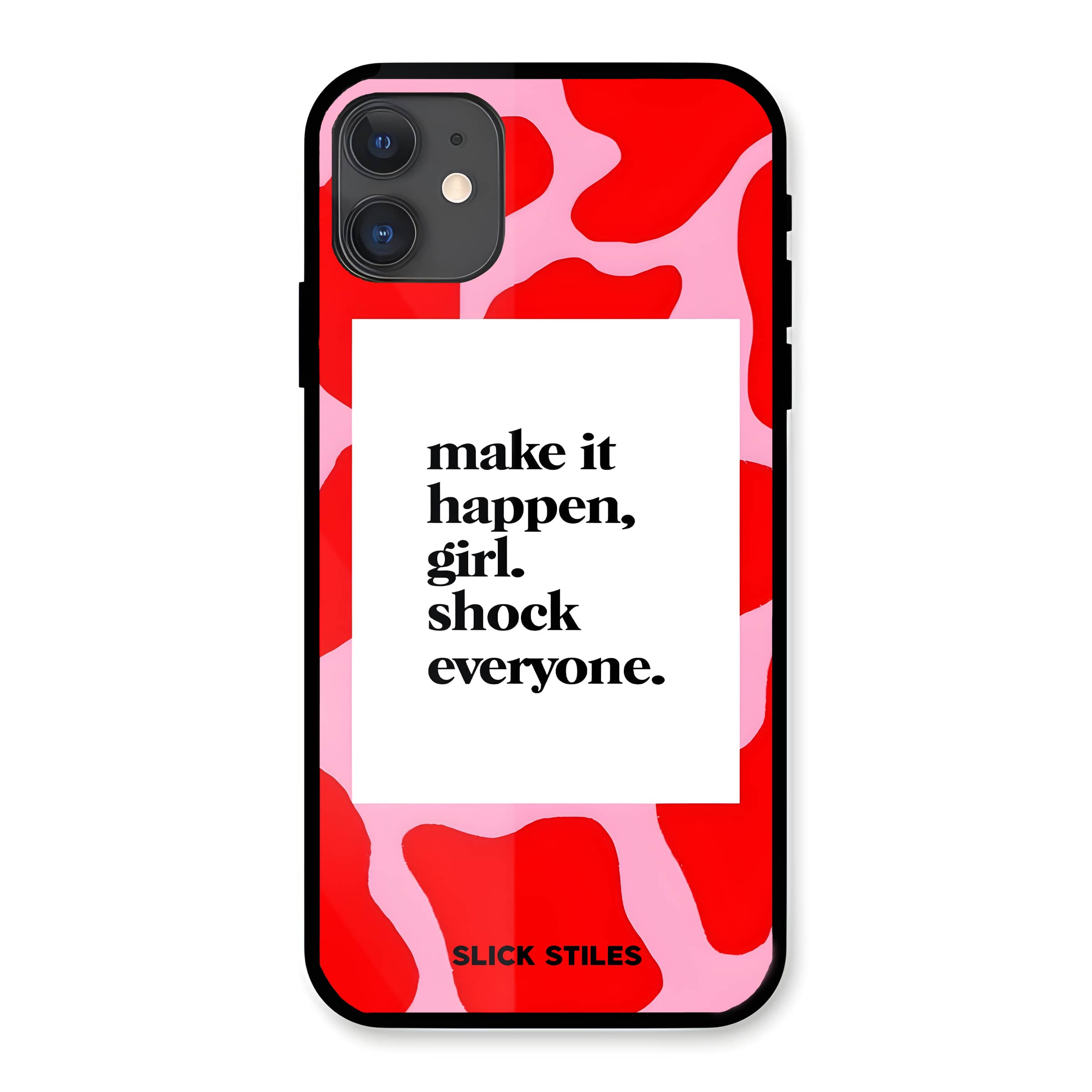 Make It Happen Glass Case