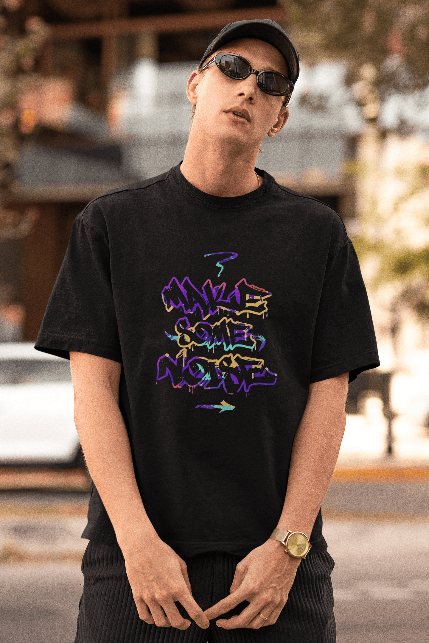 Make Some Noise Oversized T-Shirt