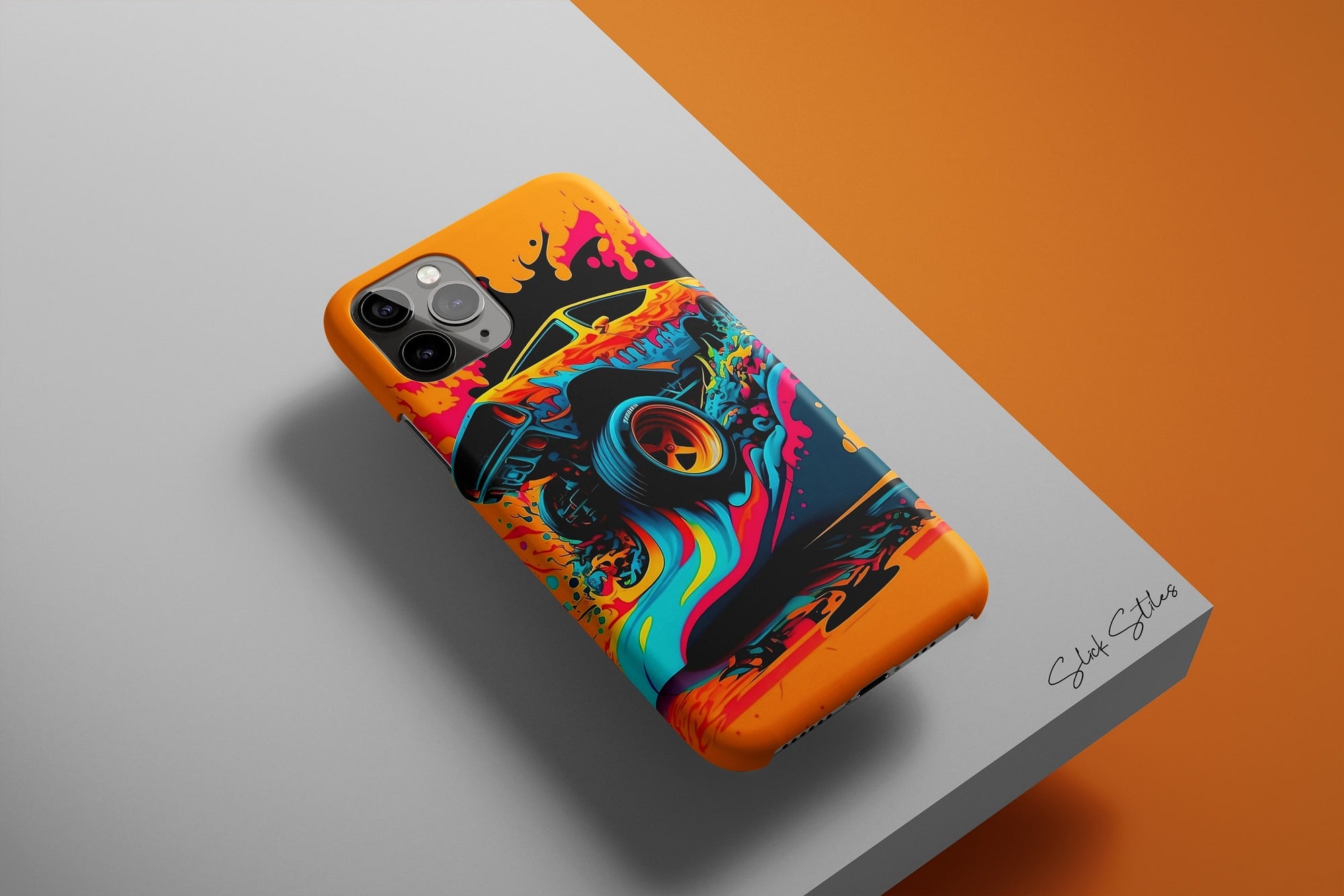 Monster Truck Splash Phone Case