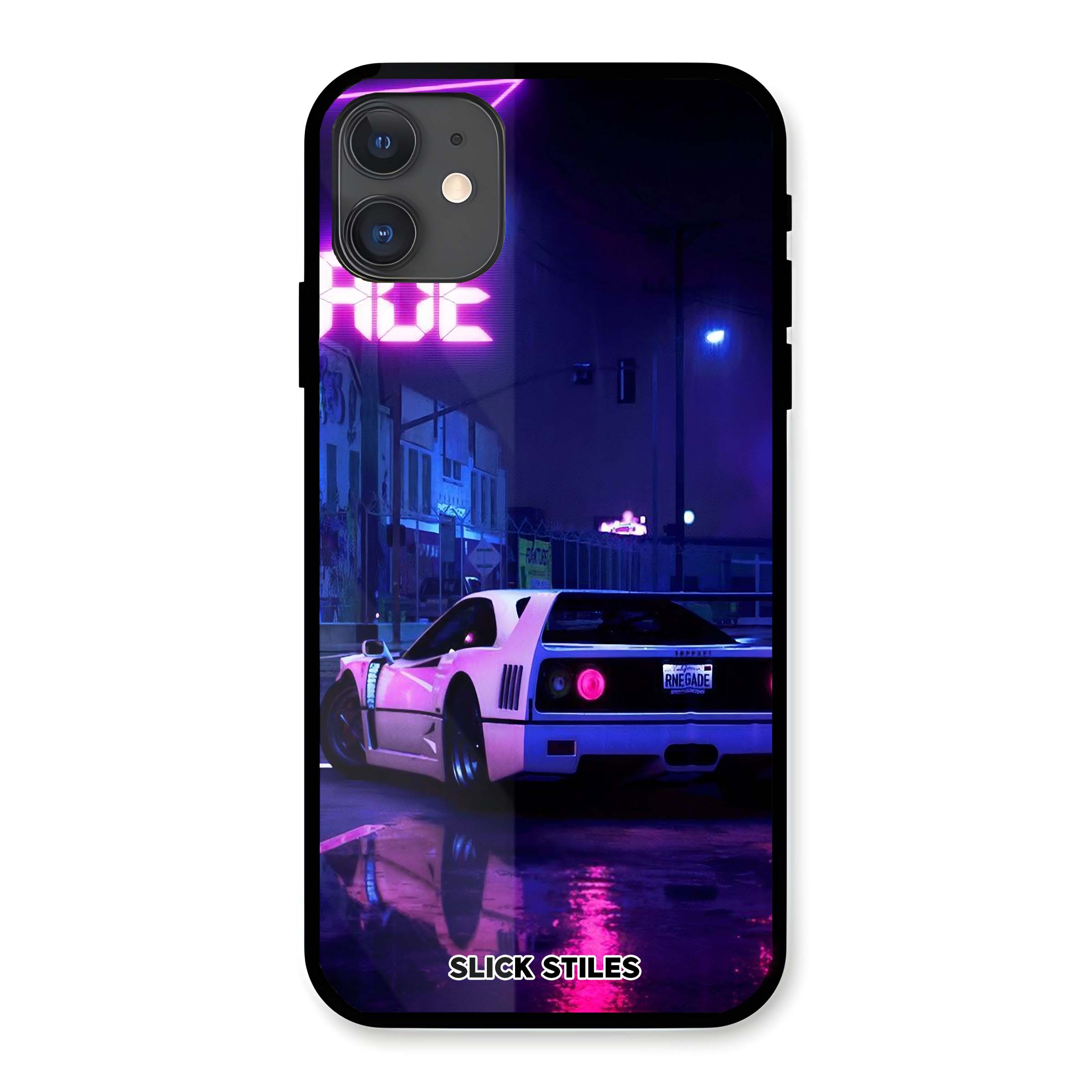 Retro Car Glass Case