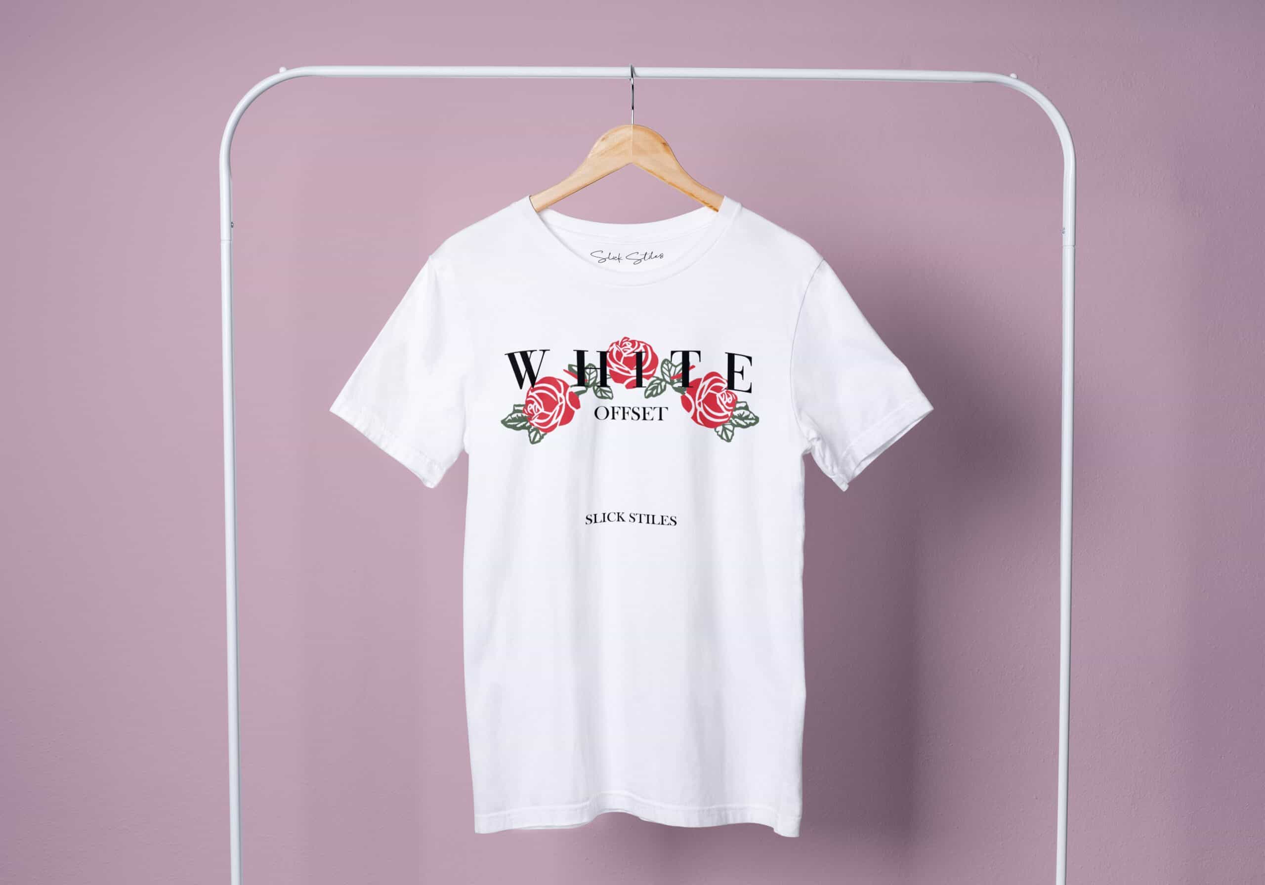 White OFFSET T-Shirt