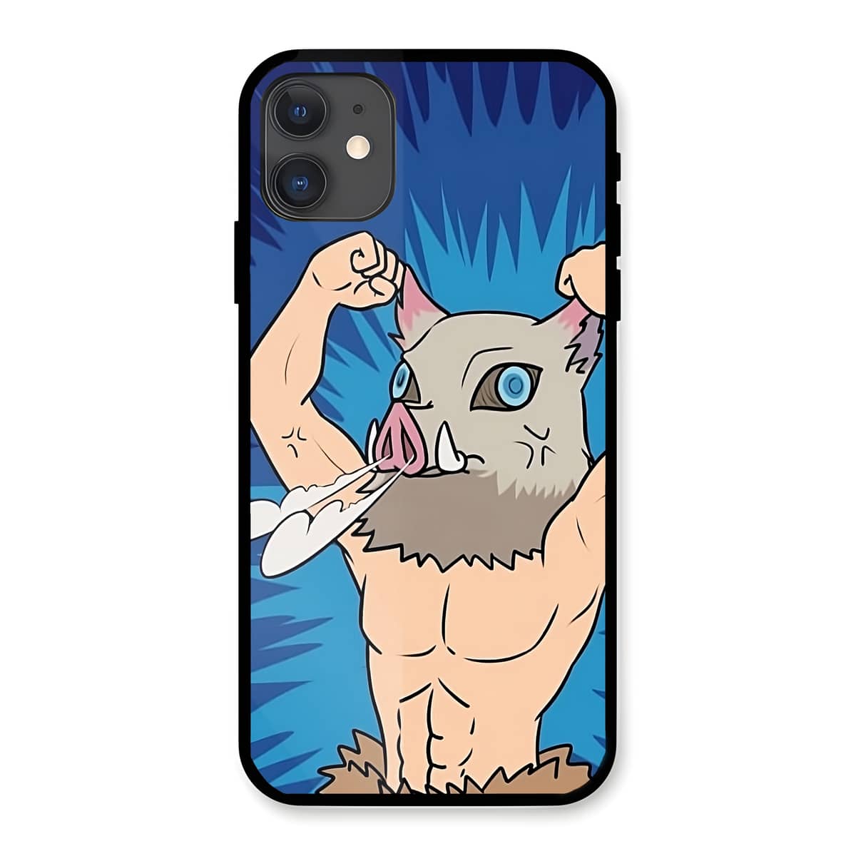 Angry Boar Glass Case