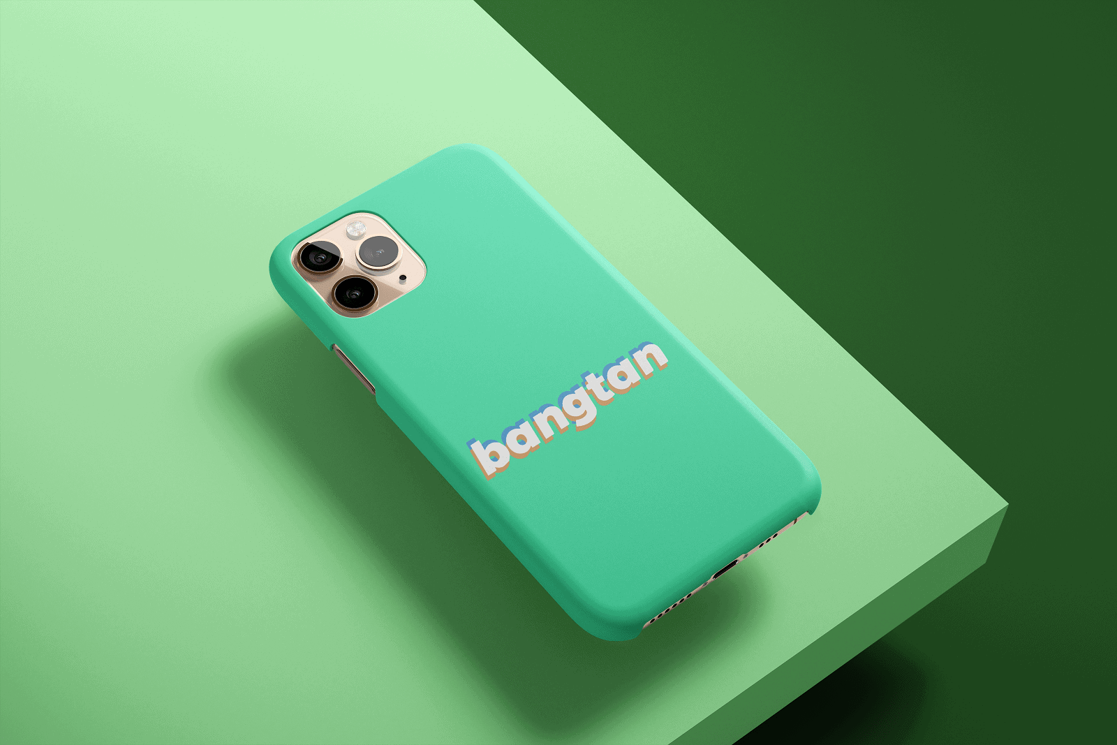 BTS Bangtan Green Phone Case