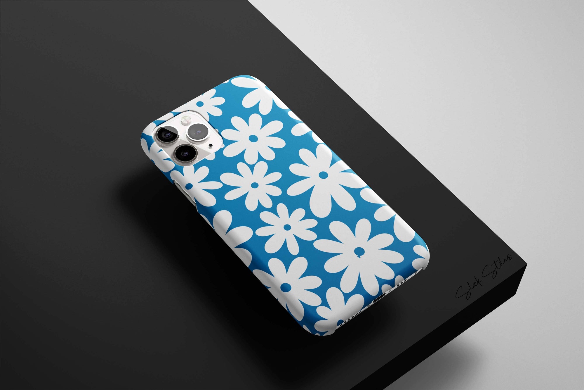 White Floral Phone Case