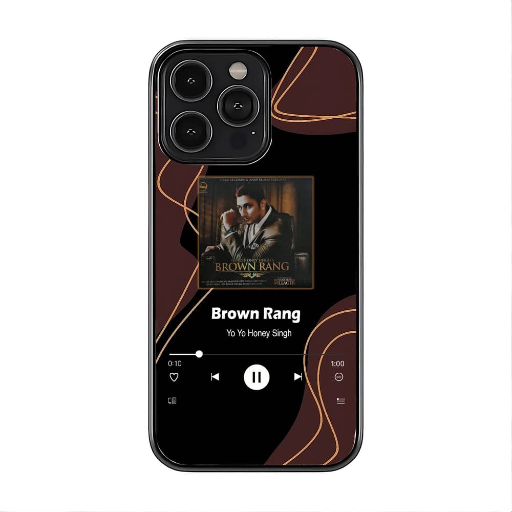 Custom Song Glass Case