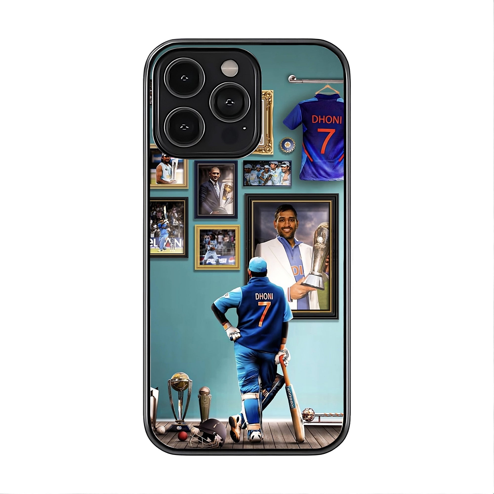 Dhoni Glass Case