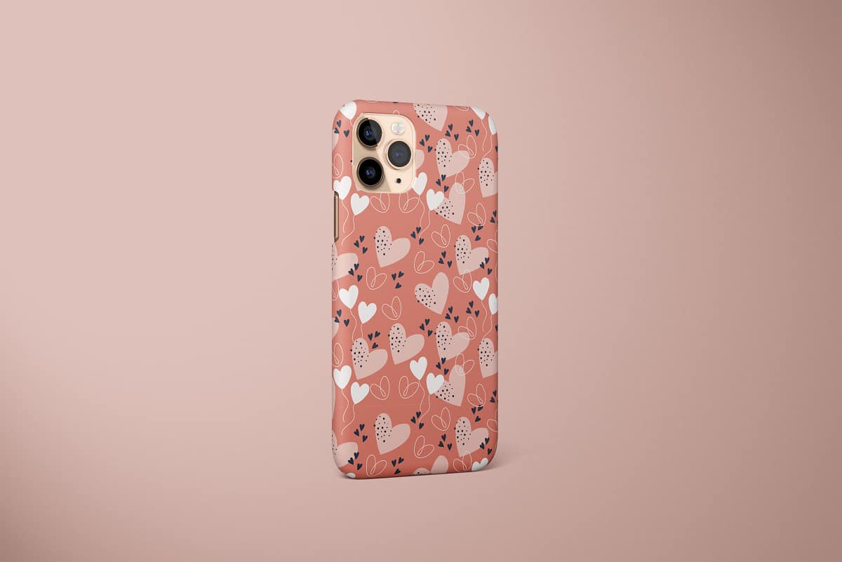 Hearts Pattern Art Phone Case