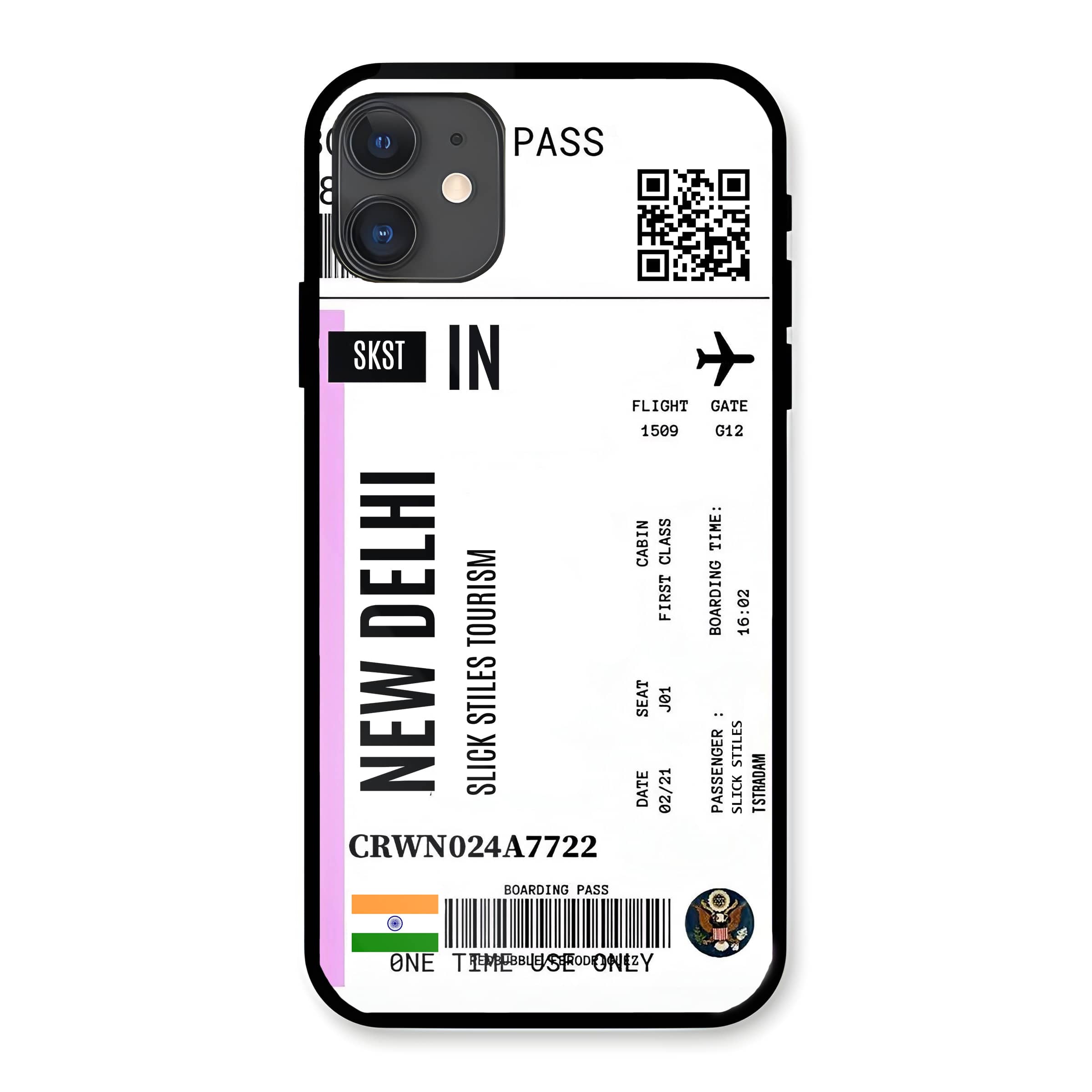 Ticket Custom Glass Case