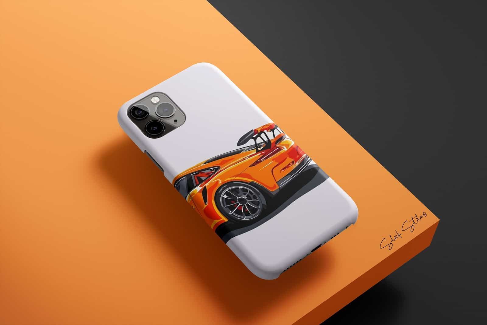 Orange Porsche Phone Case