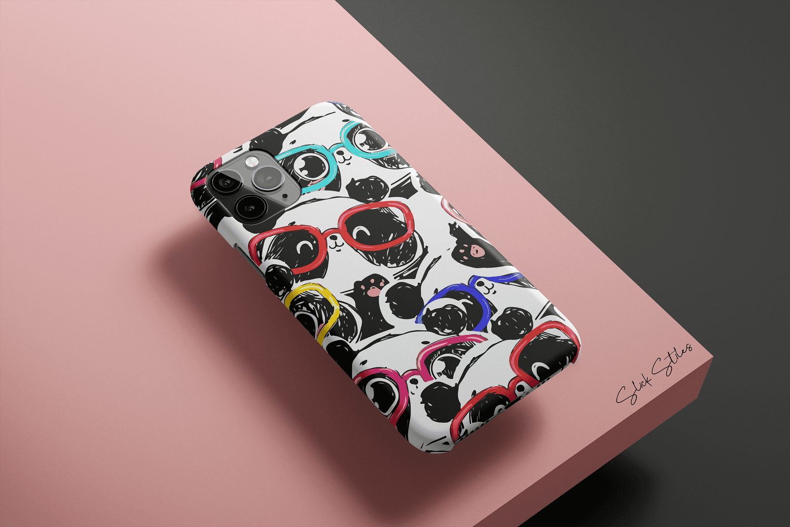 Pandas Sketch Phone Case