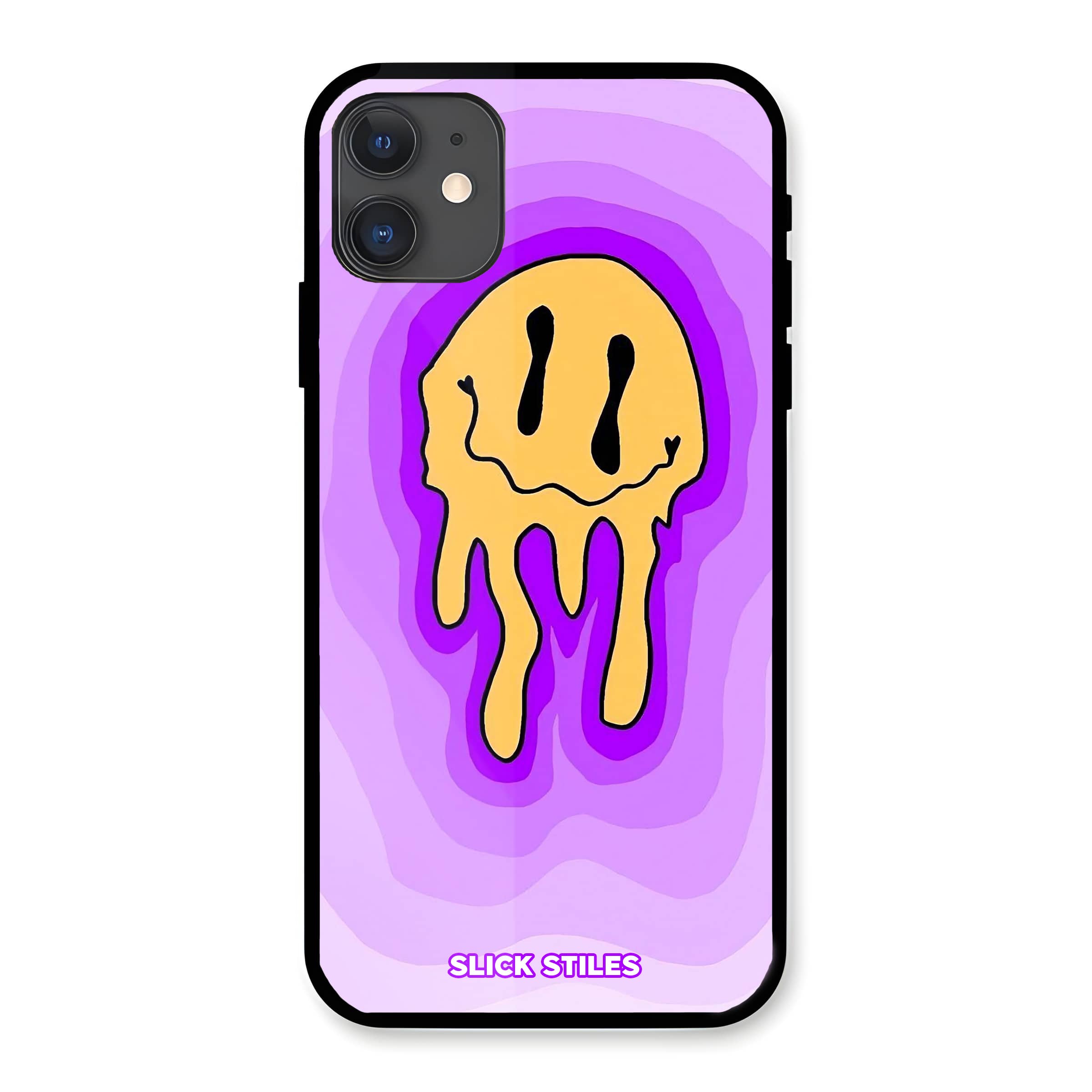 Smiley Liquidity Glass Case