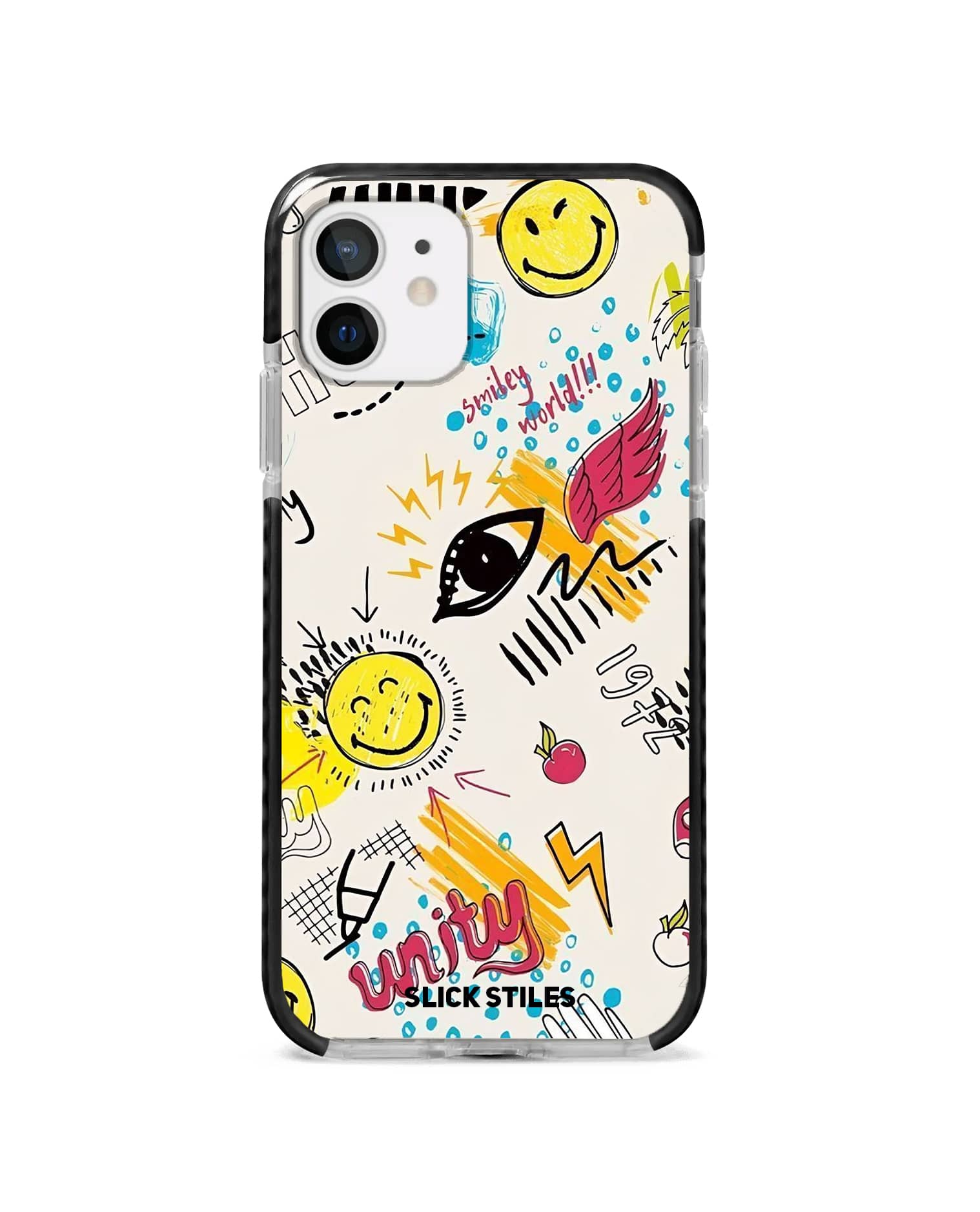 Smiley Stickery Stride Case