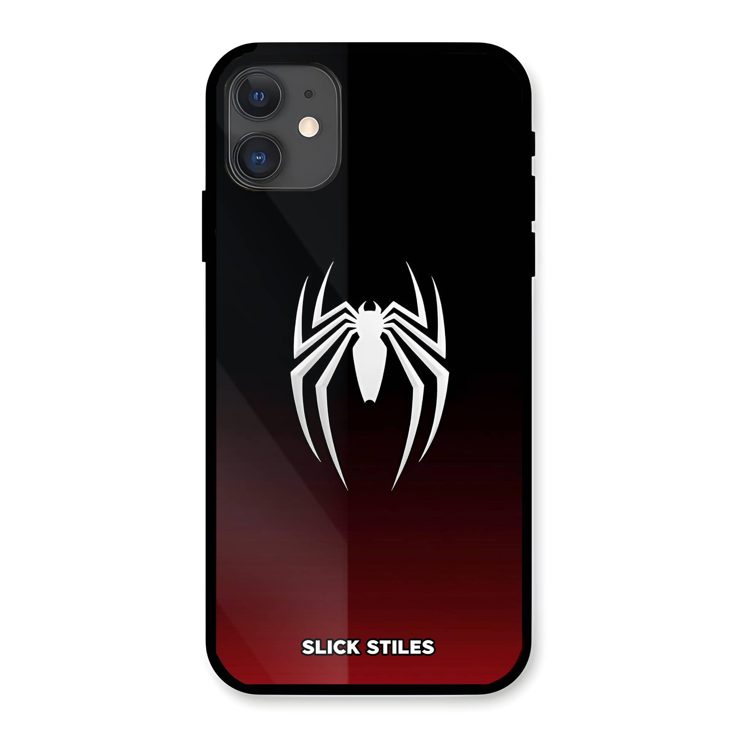Spiderman Logo Glass Case