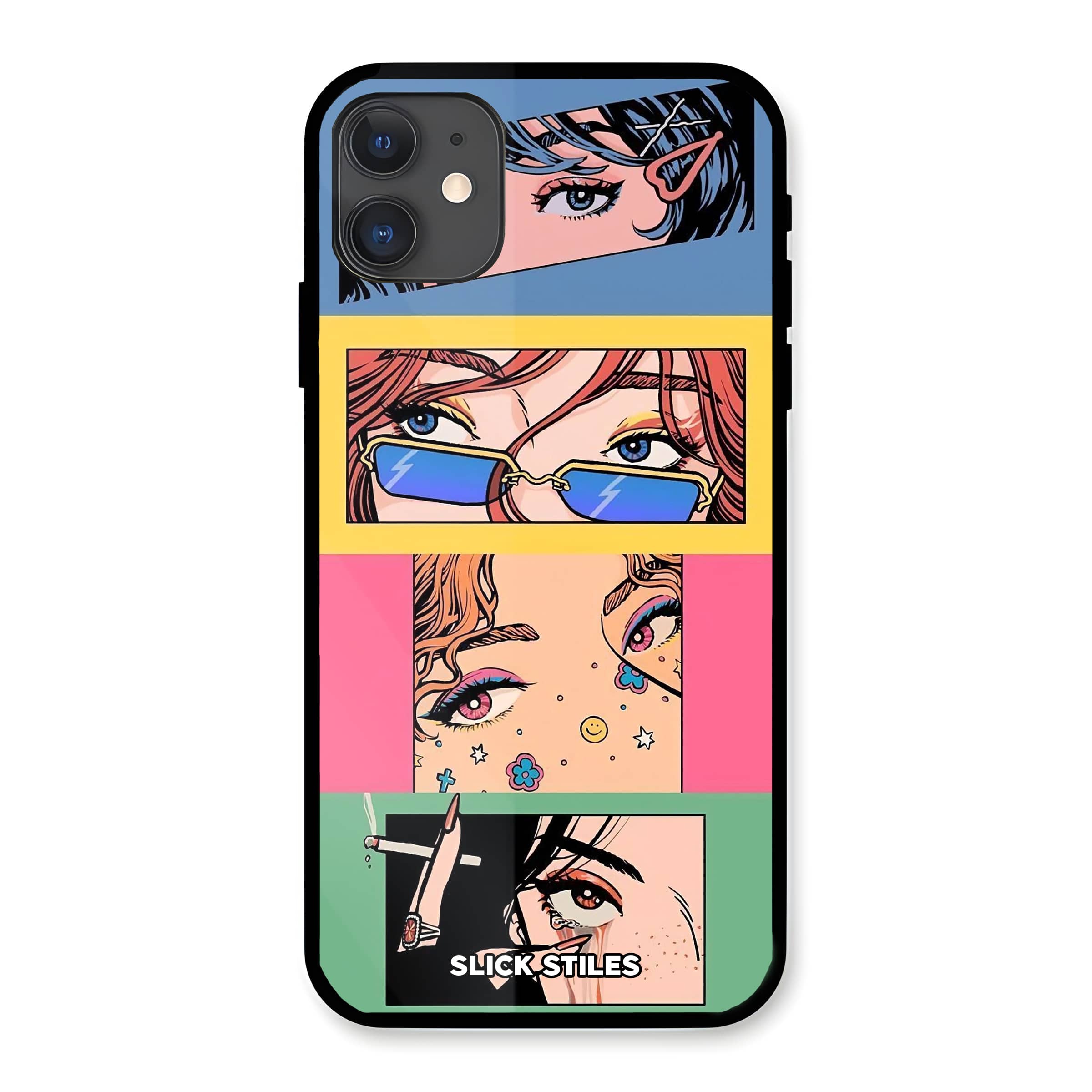 Split Personalities Glass Case