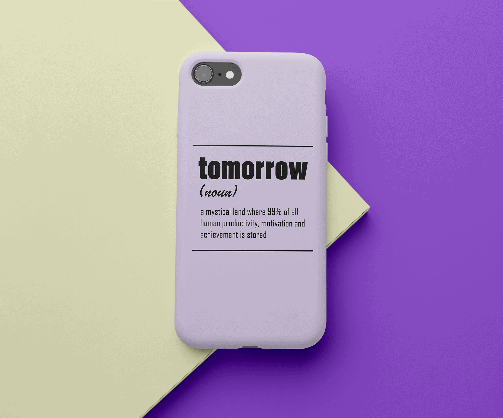 Tomorrow phone case