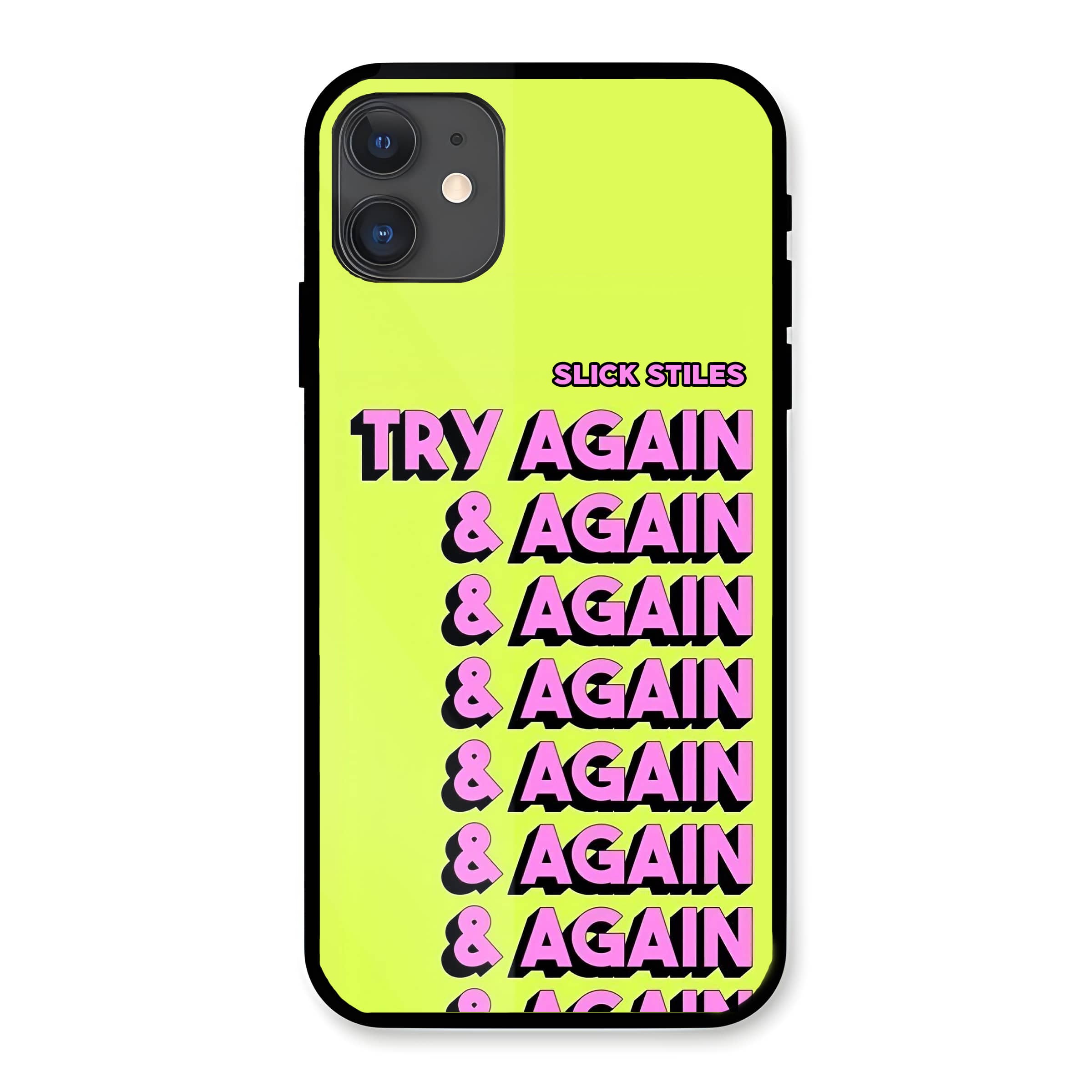 Try Again Glass Case