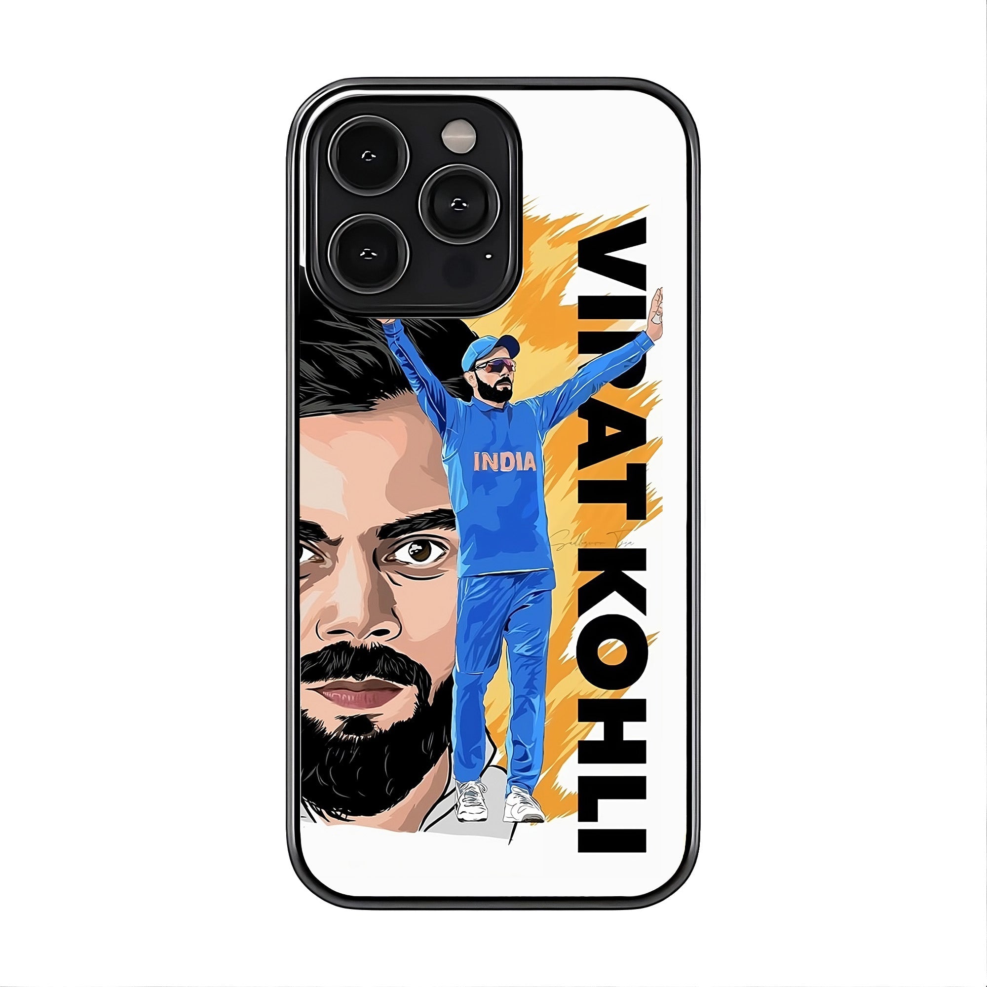 Virat Kohli Glass Case