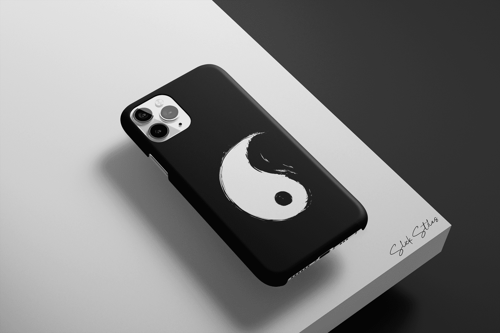 Yin Yang White Phone Case