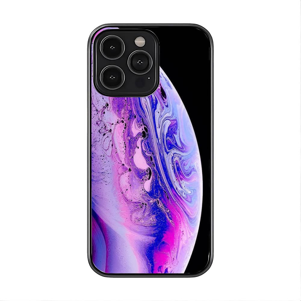 Colored Galaxy Glass Case