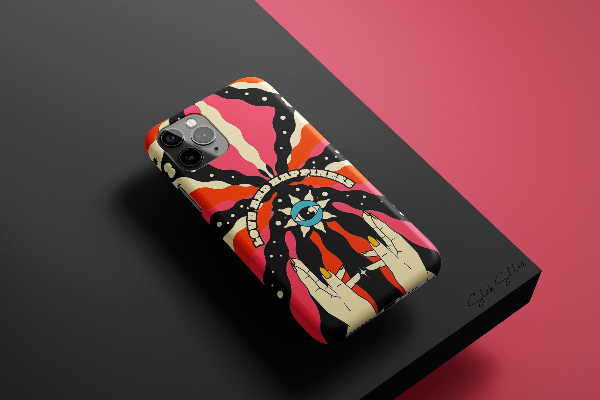 Love and Happiness Phone Case - Slick Stiles