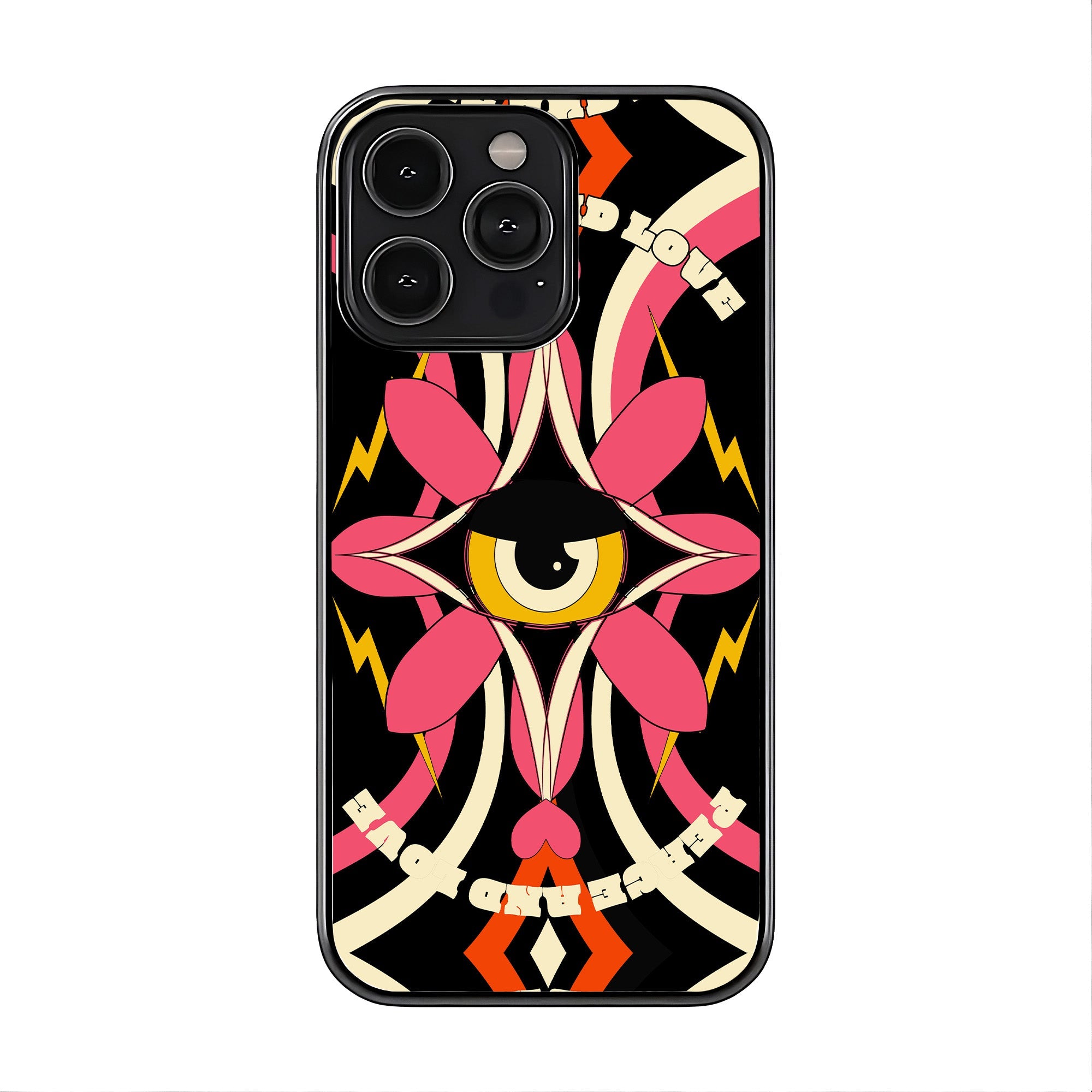 Peace and Love Eye Glass Case